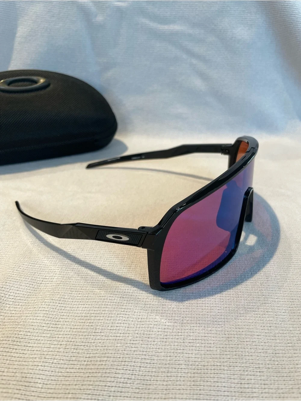 Oakley Sutro Sunglasses with Polished Black Frame and Prizm Sapphire Lenses